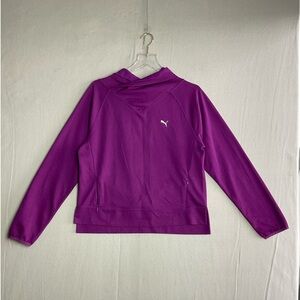 Puma Purple Pull over Top with Collar